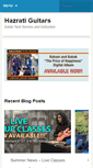 Mobile Screenshot of hazratiguitars.com